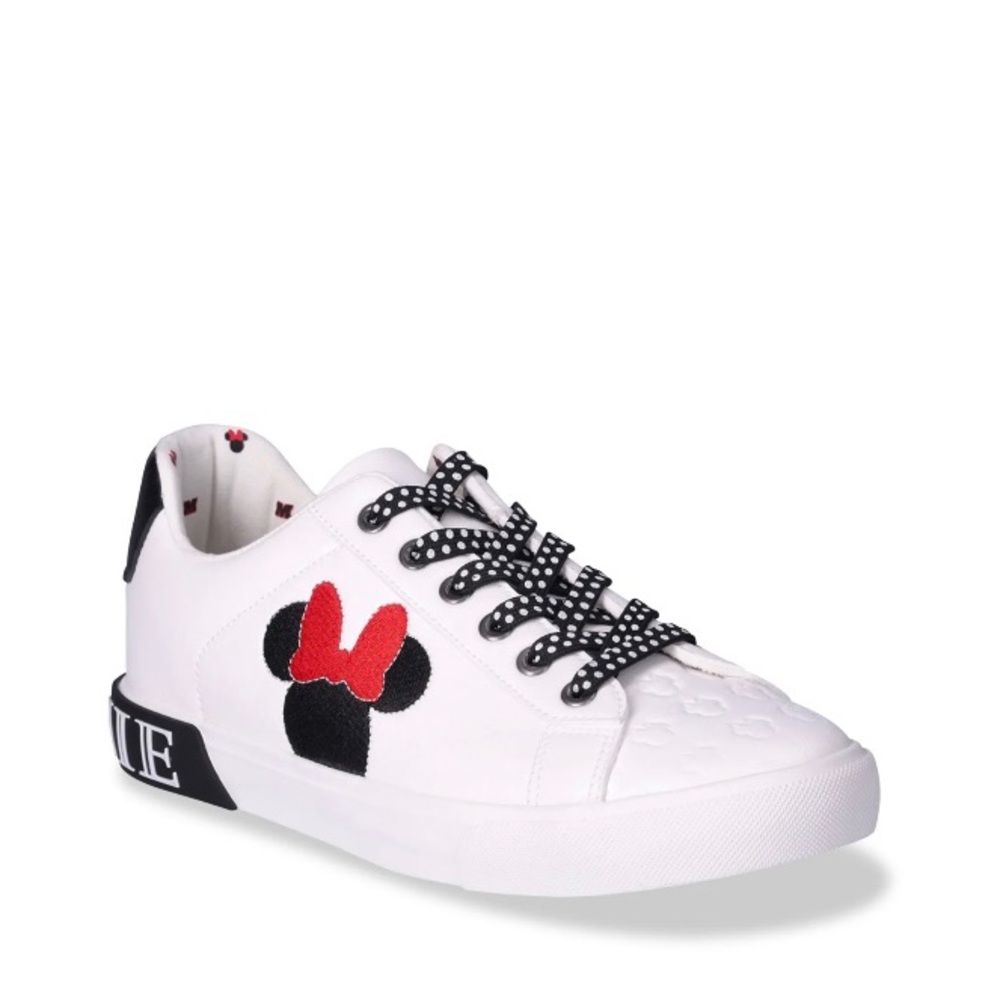 Disney Minnie Mouse Women's Low-top Court Sneakers IN VARIOUS SIZES